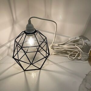 Modern Black Geometric Pendant Light